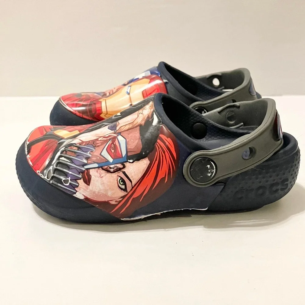 Crocs Avengers Superhero Clog Slip-On Shoes Boys Sz C 10